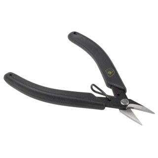 RS PRO ESD Safe Angle Fibre Optic Cutter Scissor, Carbon Steel Jaw, 145mm Length 847-2961