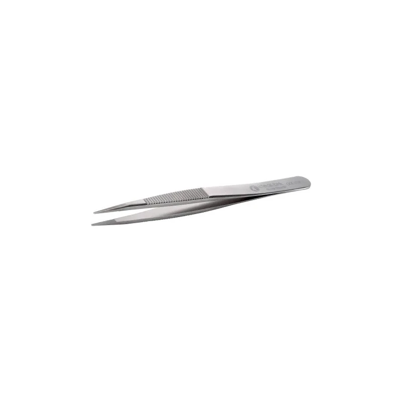 ideal-tek 120mm Stainless Steel Serrated Tweezer 00D.SA.0
