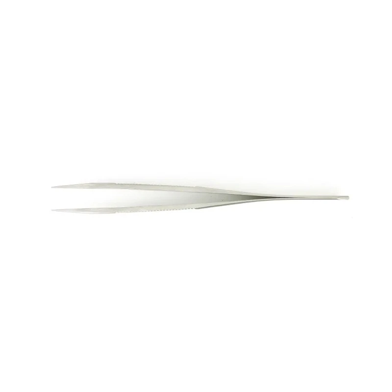 ideal-tek 120mm Stainless Steel Serrated Tweezer 00D.SA.0