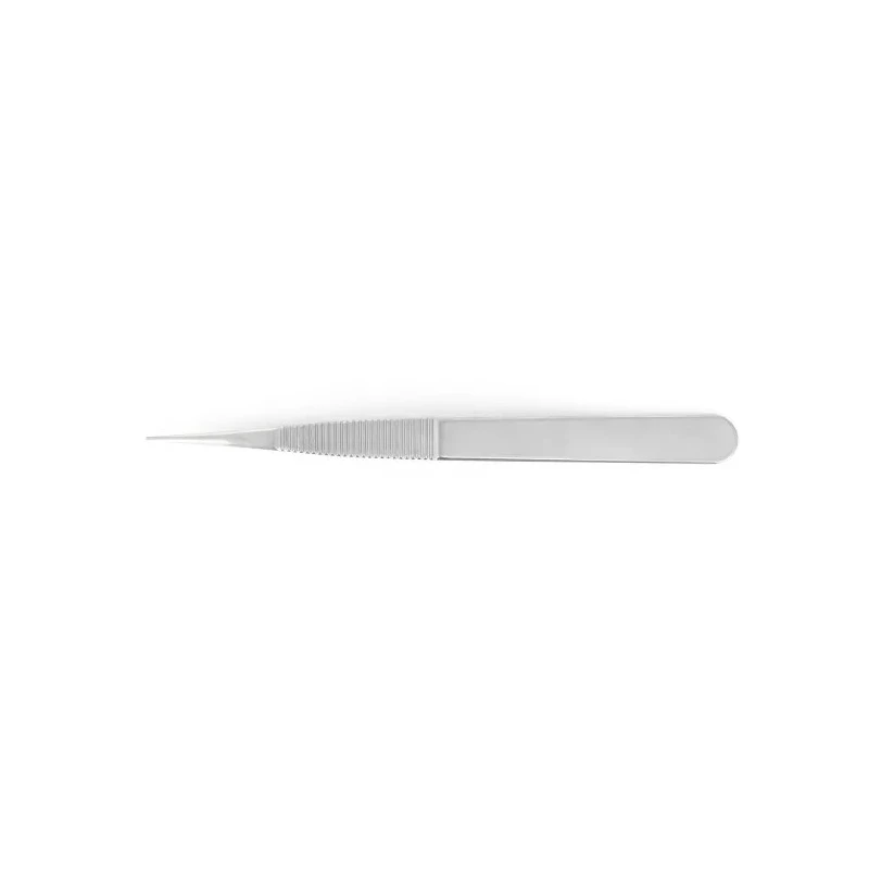 ideal-tek 120mm Stainless Steel Serrated Tweezer 00D.SA.0