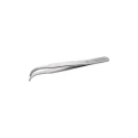 ideal-tek 120mm Stainless Steel Fine, Flat, Round, Curved Tweezer 2AB.SA.0