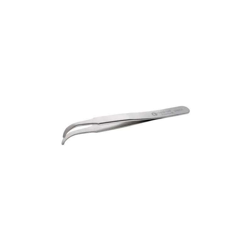 ideal-tek 120mm Stainless Steel Fine, Flat, Round, Curved Tweezer 2AB.SA.0