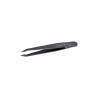 ideal-tek 115mm Carbon Fibre Plastic Fine Straight Short ESD Safe Tweezer 707.CF