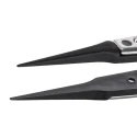 ideal-tek 130mm Carbon Fibre Plastic Straight Sharp Very Fine ESD Safe Tweezer 5CFR.SA.1