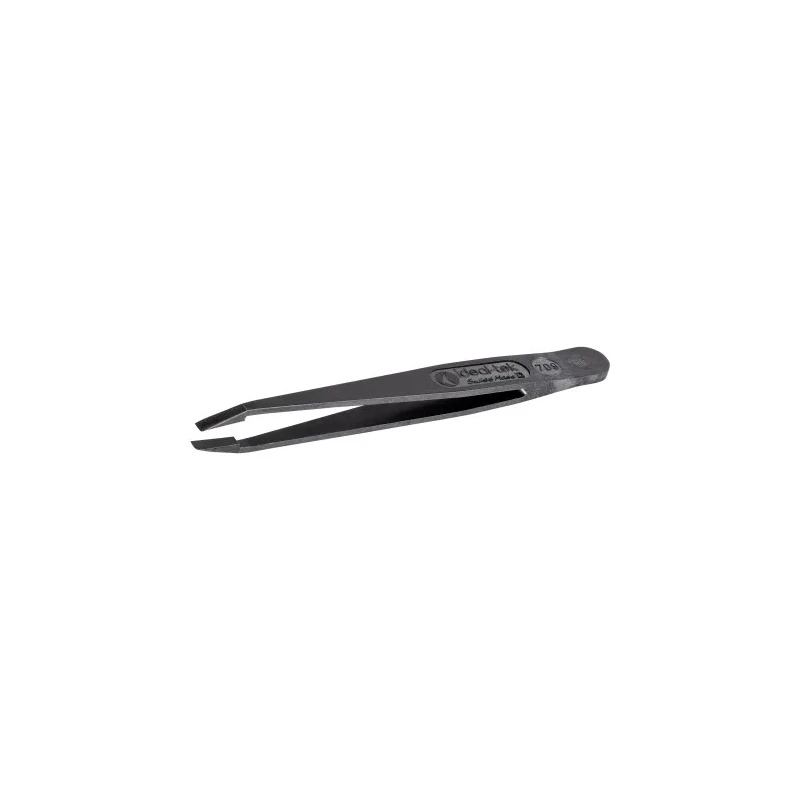 ideal-tek Polyamide 115mm Plastic Flat ESD Safe Tweezer 709.CF