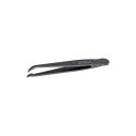 ideal-tek 115mm Plastic Carbon Fibre Fine Curved Short ESD Safe Tweezer 707A.CF