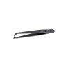 ideal-tek 115mm Plastic Carbon Fibre Fine Curved Short ESD Safe Tweezer 707A.CF