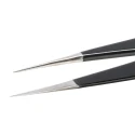ideal-tek 120mm Stainless Steel Straight Fine Pointed ESD Safe Tweezer 3.SANEB