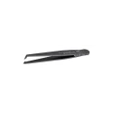 ideal-tek 115mm Carbon Fibre Plastic Very Fine Bent Short ESD Safe Tweezer 708.CF