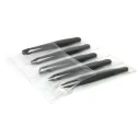 ideal-tek 165mm Carbofib ESD Safe Tweezer Set K5PICF