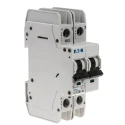 RS PRO xEffect Miniature Circuit Breaker 2-Pole 10A Type C 415V AC 60V DC 10 kA Breaking Capacity 102167 FAZ-C10/2-NA