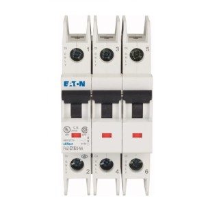 Eaton xEffect Miniature Circuit Breaker, 3-Pole, 16A, Type C, 415V AC, 60V DC, 10 kA Breaking Capacity 102250 FAZ-C16/3-NA