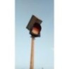 Red & Yellow Polycarbonate Solar LED Traffic Blinker Amber 300 Mm 30 W 65
