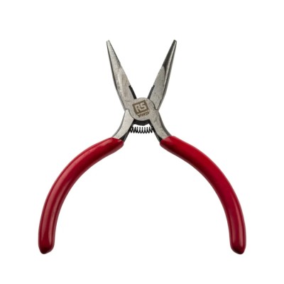 RS PRO Long Nose Plier Ergonomic Handle Chrome Vanadium Steel Polished 120mm 847-3765