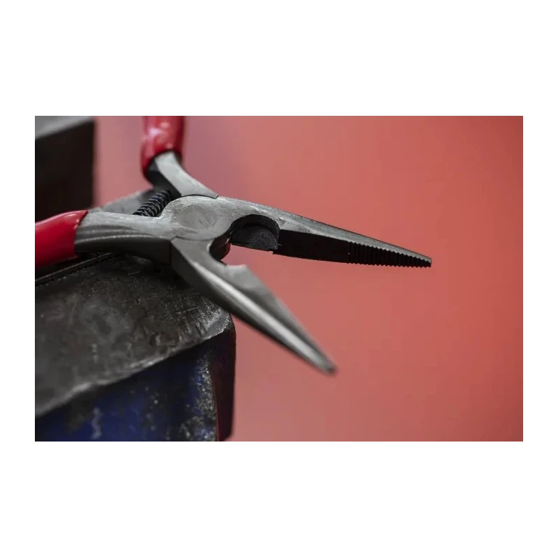RS PRO Long Nose Plier Ergonomic Handle Chrome Vanadium Steel Polished 120mm 847-3765