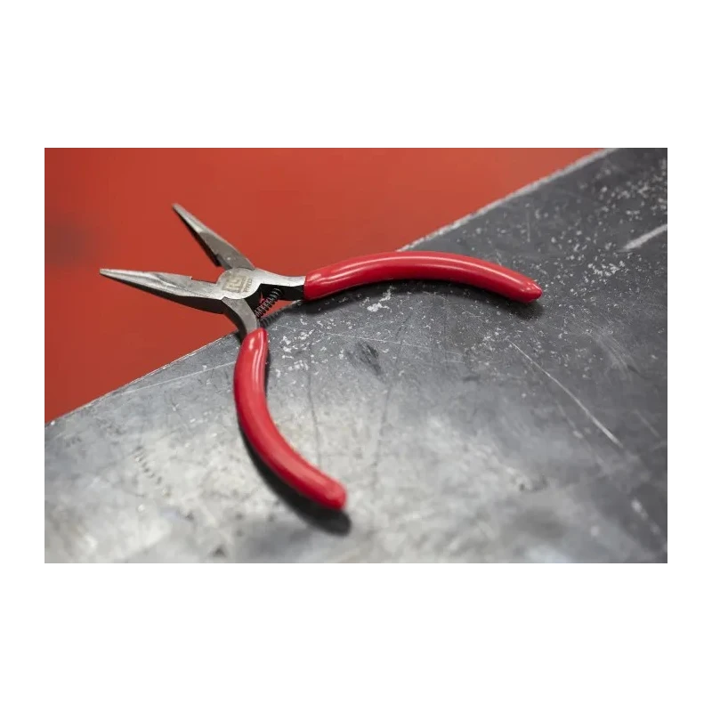 RS PRO Long Nose Plier Ergonomic Handle Chrome Vanadium Steel Polished 120mm 847-3765
