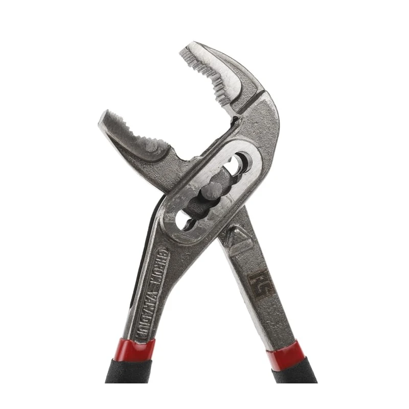 RS PRO 2-Piece Water Pump Plier 175mm Overall Serrated Jaw PVC Grip Chrome Vanadium Steel VDE 1000V Approved 847-3787