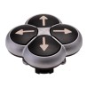 Eaton RMQ Titan M22 Series Black Momentary Push Button Head 22 mm Cutout Diameter IP66 286336 M22-D4-S-X7