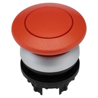 Eaton RMQ Titan M22 Series Red Momentary Mushroom Push Button Head, 22 mm Cutout, IP67 216714 M22-DP-R