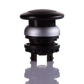 Eaton RMQ Titan M22 Series Black Momentary Mushroom Push Button Head 22mm Cutout Diameter IP67 216712 M22-DP-S