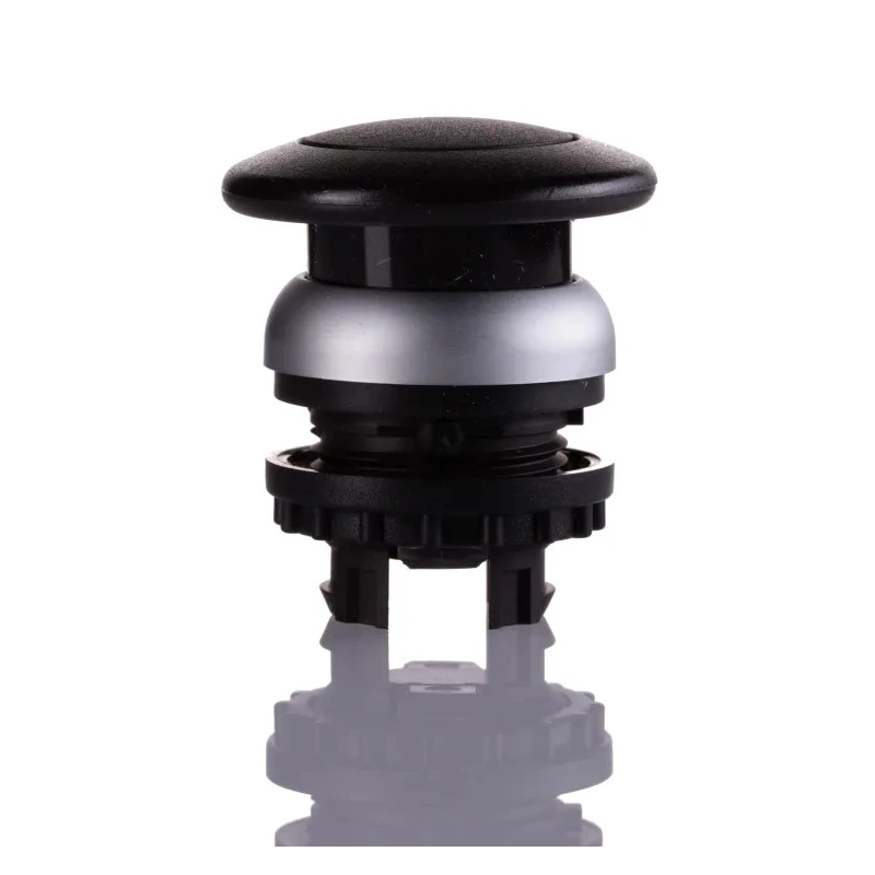 Eaton RMQ Titan M22 Series Black Momentary Mushroom Push Button Head 22mm Cutout Diameter IP67 216712 M22-DP-S