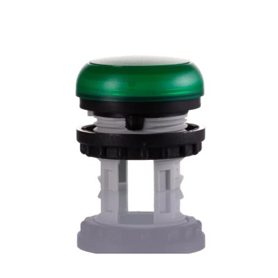Eaton Green Pilot Light Head 22.5 mm Cutout Flush Mount Nylon Bezel IP67 IP69 IP66 216773 M22-L-G