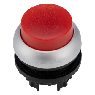 Eaton RMQ Titan M22 Series Red Maintained Illuminated Push Button Head 22 mm Cutout Diameter IP67 216789 M22-DRLH-R