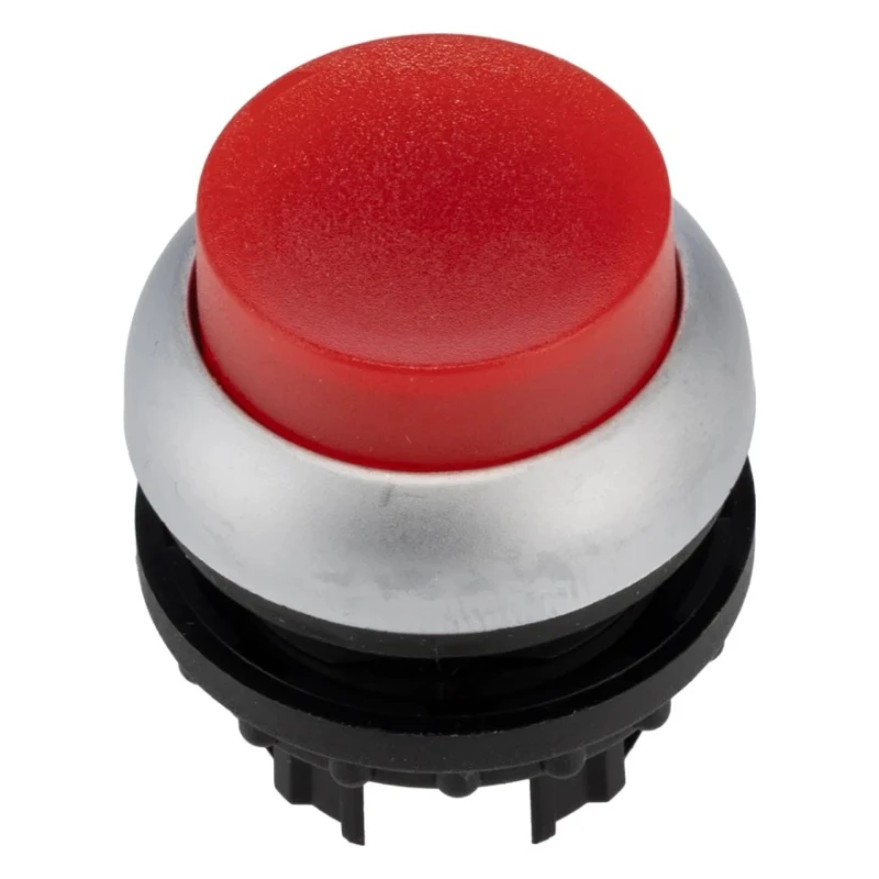 Eaton RMQ Titan M22 Series Red Maintained Illuminated Push Button Head 22 mm Cutout Diameter IP67 216789 M22-DRLH-R