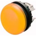 Eaton Yellow Pilot Light Head Flush Mount, 22.5 mm Cutout Diameter IP69K Rated 216774 M22-L-Y