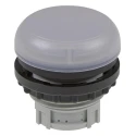 Eaton White Pilot Light Head 22.5 mm Cutout Flush Mount Nylon Bezel IP69K Germany 216771 M22-L-W