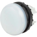 Eaton White Pilot Light Head 22.5 mm Cutout Flush Mount Nylon Bezel IP69K Germany 216771 M22-L-W