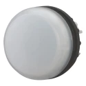 Eaton White Pilot Light Head 22.5 mm Cutout Flush Mount Nylon Bezel IP69K Germany 216771 M22-L-W