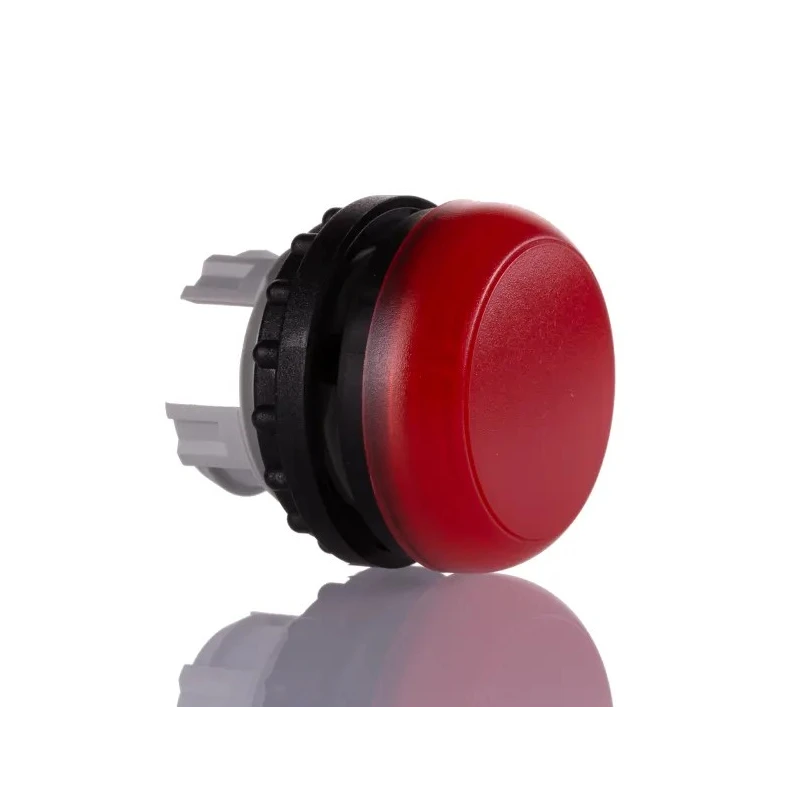 Eaton Red Pilot Light Head Flush Mount, 22.5 mm Cutout Diameter, Nylon Bezel, IP67 IP69 IP66 Rated 216772 M22-L-R