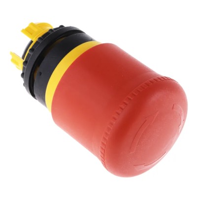 Eaton M22 Series Emergency Stop Push Button Head, Twist Release, 38mm Diameter, 22mm Cutout 263467 M22-PVT