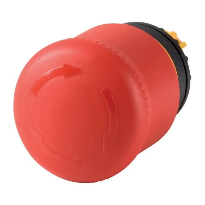 Eaton M22 Series Emergency Stop Push Button Head, Twist Release, 38mm Diameter, 22mm Cutout 263467 M22-PVT