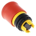 Eaton M22 Series Emergency Stop Push Button Head, Twist Release, 38mm Diameter, 22mm Cutout 263467 M22-PVT