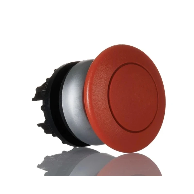 Eaton RMQ Titan M22 Series Red Maintained Push Button Head 22mm Cutout Plastic IP67 216745 M22-DRP-R