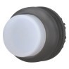 Eaton RMQ Titan M22 Series Illuminated Push Button Actuator, Panel Mount, 22 mm Cutout, White, IP67 IP69K 216791 M22S-DRLH-W