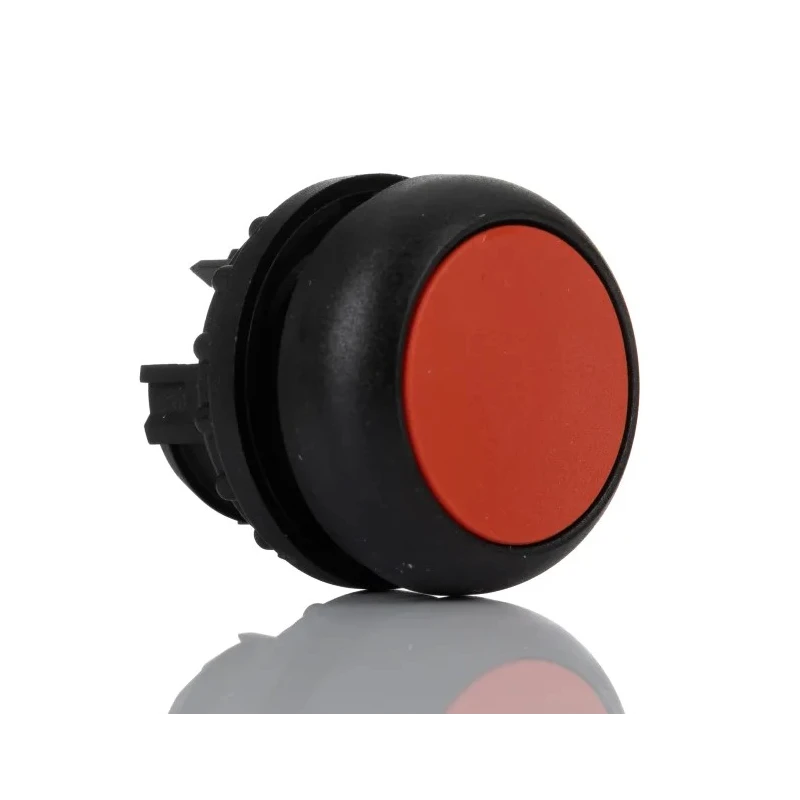 Eaton RMQ Titan M22 Series Push Button Switch, Momentary Spring Return, Panel Mount, 22 mm Cutout, IP67 216595 M22S-D-R