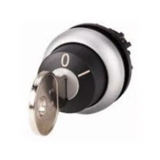 Eaton RMQ-Titan 2-position Key Switch Head, Latching, 22 mm Cutout 111780 M22-WRS-MS2-A1