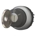 Eaton M22 2-Position Key Switch Head, Flat Key, Latching Operation, IP66, 22 mm Cutout 229092 M22-WRS-A1