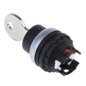 Eaton M22 2-Position Key Switch Head, Flat Key, Latching Operation, IP66, 22 mm Cutout 229092 M22-WRS-A1