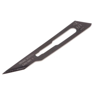 Swann-Morton Carbon Steel Scalpel Blade Blade Size 15A, 100 Pieces per Package 1120