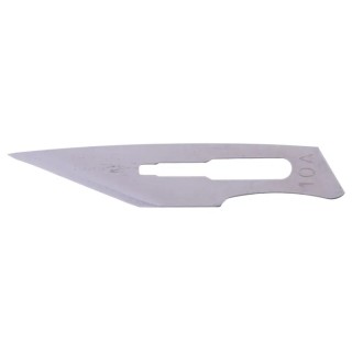Swann-Morton Carbon Steel Straight Scalpel Blade 10A, 100 Pieces Package 1102