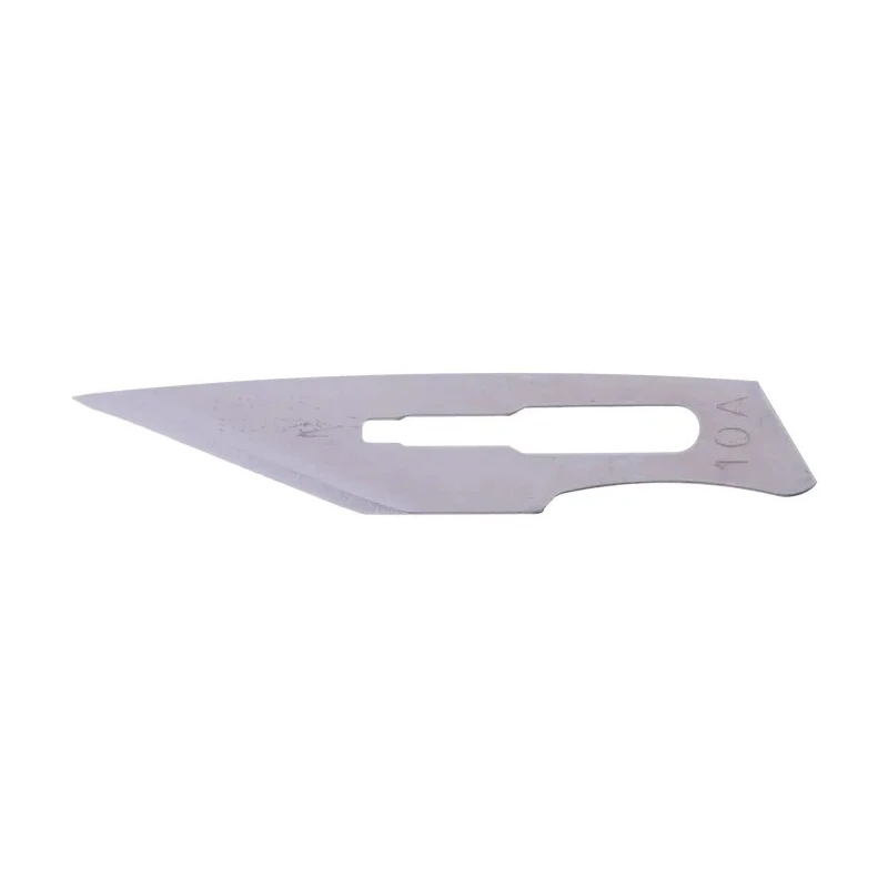 Swann-Morton Carbon Steel Straight Scalpel Blade 10A, 100 Pieces Package 1102