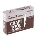 Swann-Morton Carbon Steel Flat Scalpel Blade No.1, Pack of 50 1241
