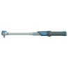 Gedore Click Torque Wrench, Mechanical, 20 To 100 Nm Torque Range, 1/2 in Square Drive, Satin Chrome Finish, 423.5mm 2641232