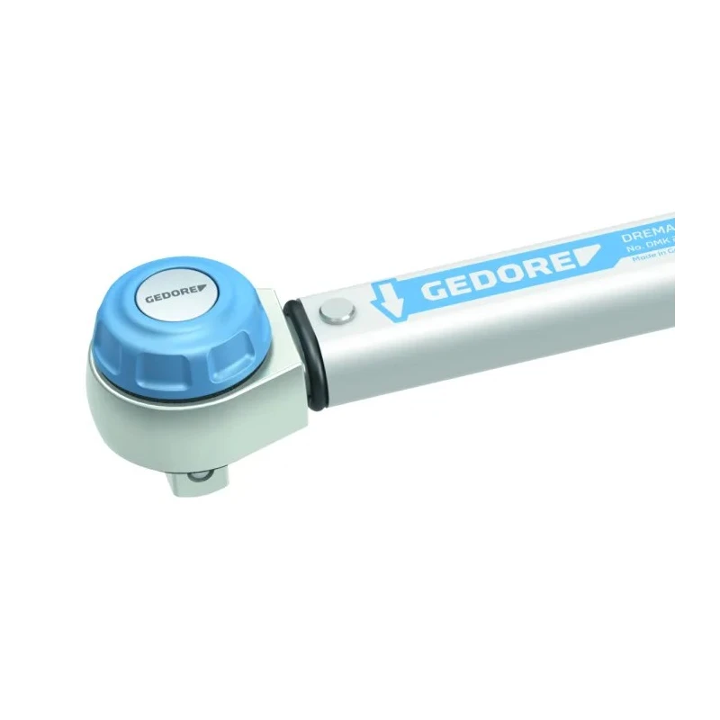 Gedore Click Torque Wrench 80 to 400 Nm, 20 mm Square Drive, Satin Chrome Tubular Steel, 715.5 mm Overall Length 2641267