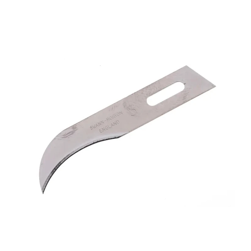 Swann-Morton Carbon Steel Curved Scalpel Blade No.3, 50 Pieces per Package 1243