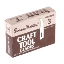 Swann-Morton Carbon Steel Curved Scalpel Blade No.3, 50 Pieces per Package 1243